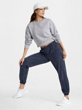 Athleta Womens 14T Brooklyn Camo Lined Jogger Pants Black Pull On Athletic